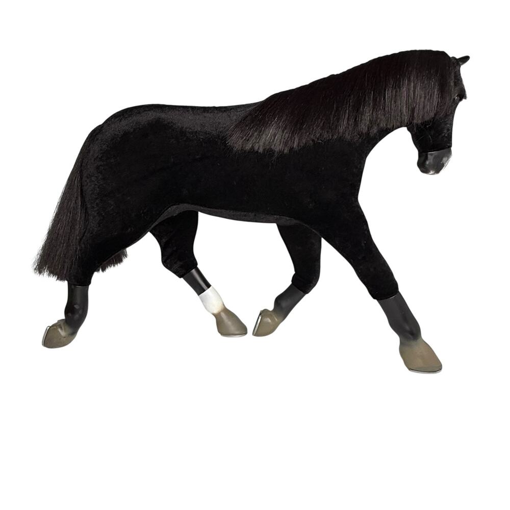 American Girl Doll Horse Black LG Tennesse Walker Victorian Sleigh Accessory Toy